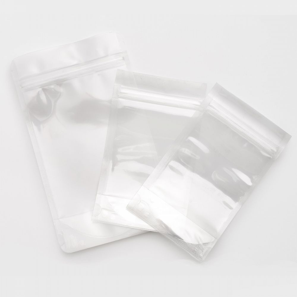 Food Packaging Doypack Pouch With Zipper One-Side Clear Window Resealable  Doypack Pouch With Ziplock Packaging Bag - Sea Faith