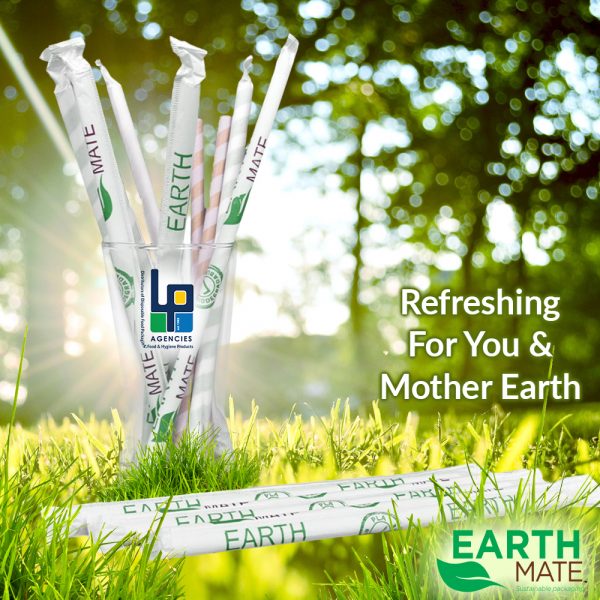 Earthmate Biodegradable Straws
