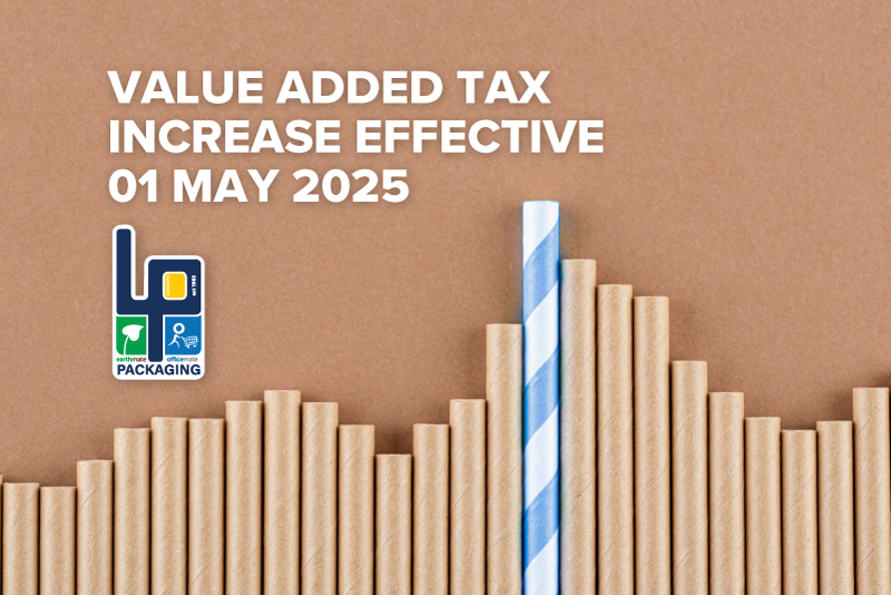Important Update: VAT Rate Adjustment Effective May 1st, 2025